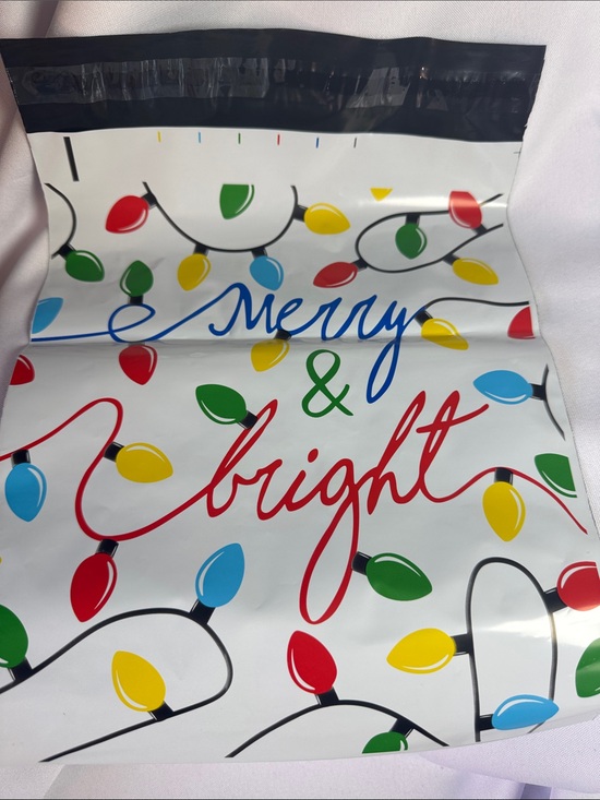 Other - ★ 20 Merry & Bright Holiday Poly Mailers Shipping Supplies